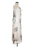 Francesca's 100% Polyester Ivory Silver Cocktail Dress Size XL - photo 4