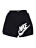 Nike 100% Nylon Graphic Black Athletic Shorts Size L (kids) - photo 1