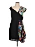 BCBGMAXAZRIA 100% Polyester Tropical Black Cocktail Dress Size 12 - photo 1