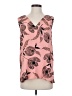 Ann Taylor 100% Polyester Pink Sleeveless Blouse Size S - photo 1