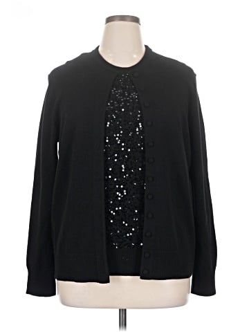 Michael Kors Collection Cardigan Style Top (view 1)