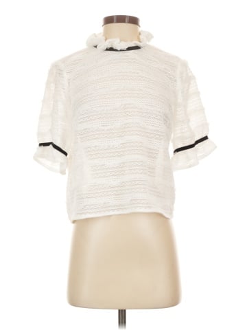 BCBGMAXAZRIA Short Sleeve Blouse (view 1)