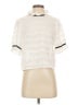 BCBGMAXAZRIA 100% Polyester Ivory Short Sleeve Blouse Size S - photo 1