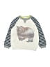 Egg by Susan Lazar Print Ivory Pullover Sweater Size 2 - photo 1