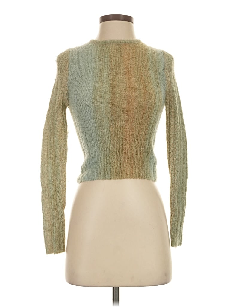 Pre-owned Princess Polly Turtleneck Sweater In Green
