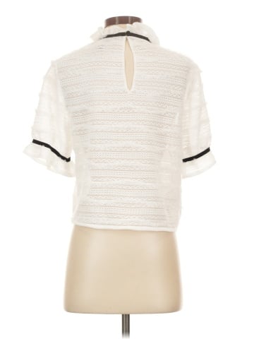 BCBGMAXAZRIA Short Sleeve Blouse (view 2)