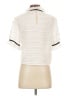 BCBGMAXAZRIA 100% Polyester Ivory Short Sleeve Blouse Size S - photo 2