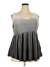 Torrid Gray Sleeveless T-Shirt Size 3X Plus (3) - photo 1