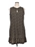 MICHAEL Michael Kors Animal Print Brown Casual Dress Size XL - photo 1