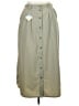 Travelsmith Solid Gray Casual Skirt Size 14 - photo 1