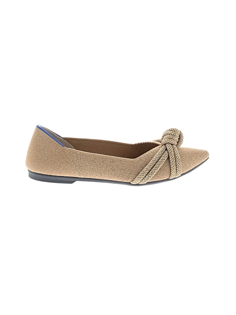 Pre-owned Rothys Flats In Tan