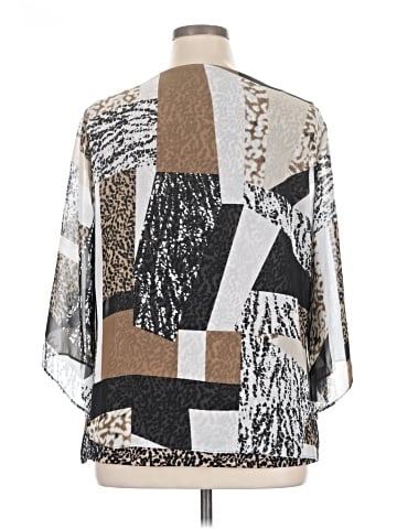 JM Collection 3/4 Sleeve Blouse (view 2)