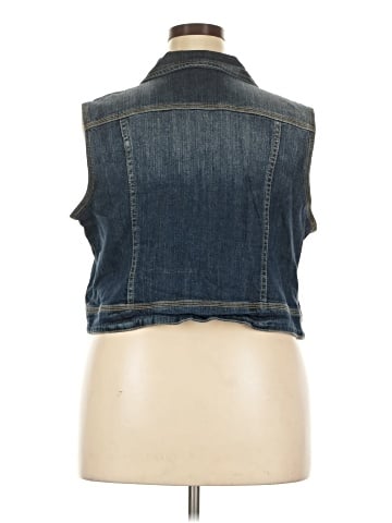 Lane Bryant Denim Vest (view 2)