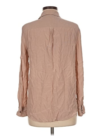 Jigsaw Long Sleeve Silk Top (view 2)