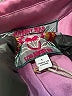 Johnny Was 100% Silk Color Block Pink Purple 3/4 Sleeve Silk Top Size L - photo 7