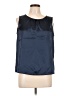 Le Suit 100% Polyester Blue Sleeveless Blouse Size 10 - photo 1