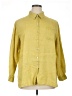 Chico's Design 100% Linen Yellow 3/4 Sleeve Button-Down Shirt Size XL (3) - photo 1