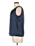 Le Suit 100% Polyester Blue Sleeveless Blouse Size 10 - photo 5