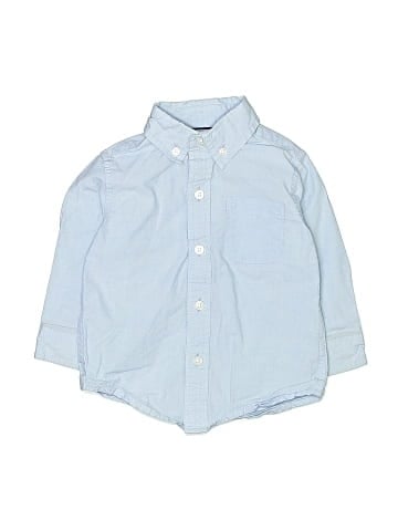 Janie and Jack Long Sleeve Button-Down Shirt (view 1)