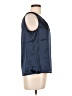 Le Suit 100% Polyester Blue Sleeveless Blouse Size 10 - photo 4