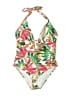 Sofia by Sofia Vergara Tropical White One Piece Swimsuit Size L - photo 1