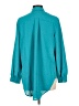 Como Black 100% Polyester Teal 3/4 Sleeve Blouse Size L - photo 2