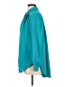 Como Black 100% Polyester Teal 3/4 Sleeve Blouse Size L - photo 5