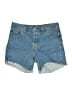 Levi's 100% Cotton Blue Denim Shorts Size 29 waist - photo 1