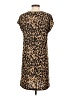 Halogen Animal Print Brown Casual Dress Size XS - photo 2