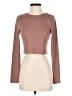 Superdown Brown Long Sleeve T-Shirt Size S - photo 1