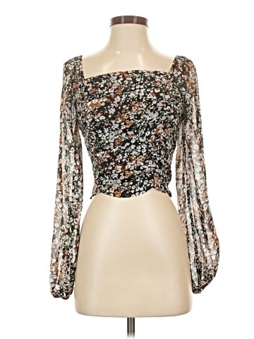 Lulus Long Sleeve Blouse (view 1)