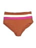 L Space Color Block Brown Swimsuit Bottoms Size XS (estimated) - photo 1