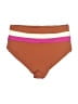 L Space Color Block Brown Swimsuit Bottoms Size XS (estimated) - photo 2