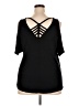 Lane Bryant Black Short Sleeve Top Size 18 - 20 Plus - photo 2