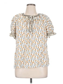 Max Studio Short Sleeve Blouse