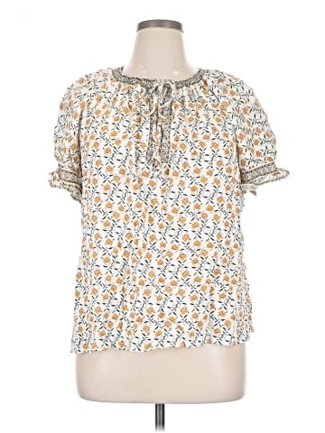 Max Studio Short Sleeve Blouse (view 1)