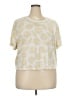 Torrid Floral Yellow Ivory Short Sleeve T-Shirt Size 2X Plus (2) - photo 1