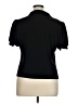CeCe Black Short Sleeve Blouse Size XL - photo 2