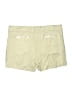 Bebe 100% Polyester Solid Gold Khaki Shorts Size 12 - photo 2