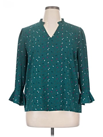 CeCe 3/4 Sleeve Blouse (view 1)