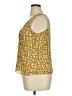 Robert Louis 100% Polyester Yellow Sleeveless Blouse Size 14 - photo 5