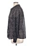 ModCloth Animal Print Gray Long Sleeve Blouse Size XL - photo 5