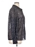 ModCloth Animal Print Gray Long Sleeve Blouse Size XL - photo 4