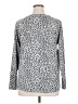 Zenergy by Chico's Animal Print Gray Pullover Sweater Size Lg (2) - photo 2