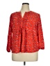 Collective Concepts 100% Polyester Red 3/4 Sleeve Blouse Size XL - photo 1