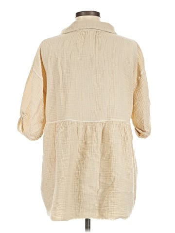 Mod-O-Doc 3/4 Sleeve Button-Down Shirt (view 2)