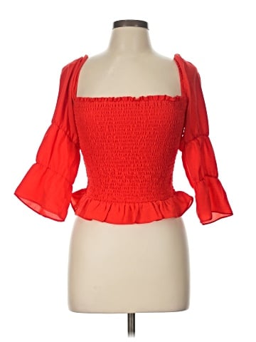 We're All Pretty Girls 3/4 Sleeve Blouse (view 1)