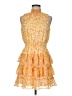 1.State 100% Polyester Paisley Yellow Cocktail Dress Size M - photo 1