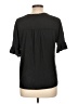 Green Envelope Black Short Sleeve Blouse Size L - photo 2
