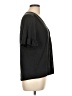Green Envelope Black Short Sleeve Blouse Size L - photo 4